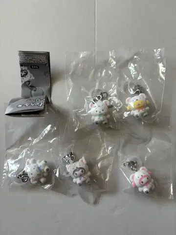 메지루시 액세서리 산리오 캐릭터즈 후와후와 스노우 세미 컴프 가챠