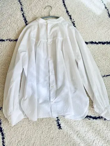 나노 유니버스 화이트 긴팔 셔츠