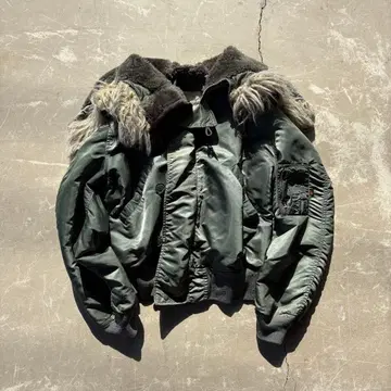 90s ALPHA INDUSTRIES N2B 플라이트 자켓 USA제