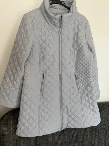 ENVIEMODE 그레이 퀼팅 자켓