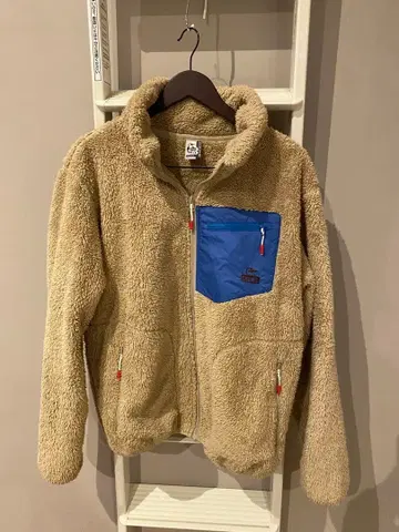CHUMS 플리스 자켓 L 베이지