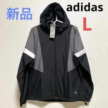 아디다스 여성용 바스락 윈드 브레이커 속기모 후드티 L