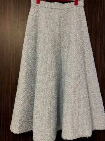 Lliala x PG 트위드 세미 플레어 스커트