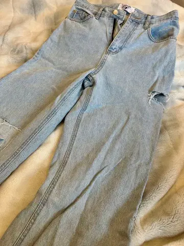 jumelle 라이트 블루 데미지 데님 M 사이즈