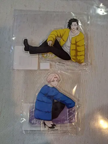 도쿄 리벤저스 코코이 이누이 아크릴 스탠드 세트 스마일 베이스 카페