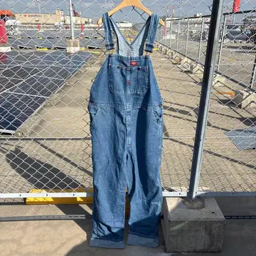 디키즈 데님 오버롤 블루 36 x 34