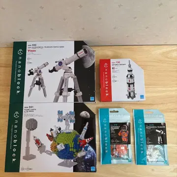 나노블록 nanoblock 우주 시리즈 5세트 [ 미개봉 새상품 ]