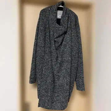 antiqua 트위드 드레이프 자켓 코트 가디건