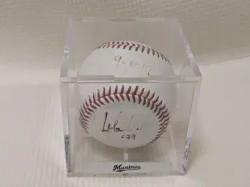 레오네스 마틴 친필 사인볼 지바 롯데 마린스 경기구