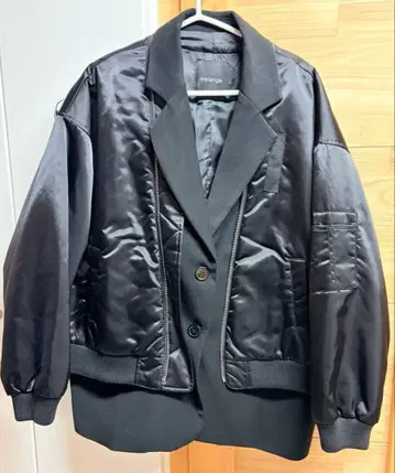 멜랑주 이소재 자켓