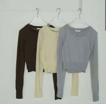 anuke 레이어드 모헤어 니트