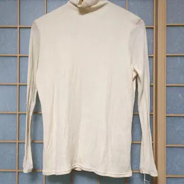 천사의 쉬폰 보틀넥 홑겹 긴팔 L 사이즈