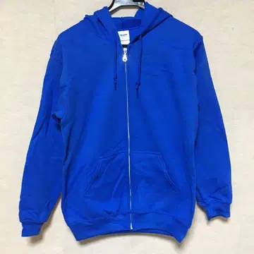 새상품 GILDAN 길단 집업 후드티 로얄 블루 파랑 S