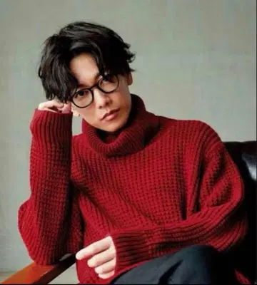 사토 타케루 프로듀스 ABYTS 터틀 니트 (빨간색) 사이즈 1