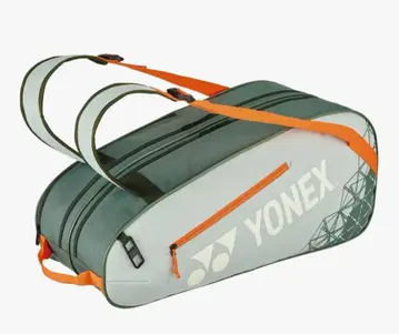 YONEX 테니스 라켓백 그레이/오렌지