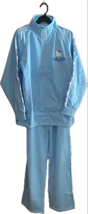 [ 헬로키티 ] 여성용 저리 셋업 스카이블루 L 안감 플리스
