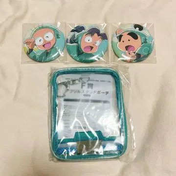 닌타마 세가 럭키 쿠지 캔뱃지 아크릴 스탠드 파우치