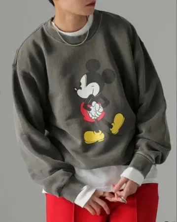 JOURNAL STANDARD 미키 맨투맨 블랙