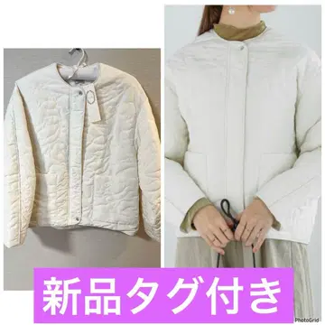 택 포함 새상품 Te chichi 테치치 블루종 아우터 화이트