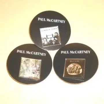 폴 매카트니 핀 배지 3개 세트 D