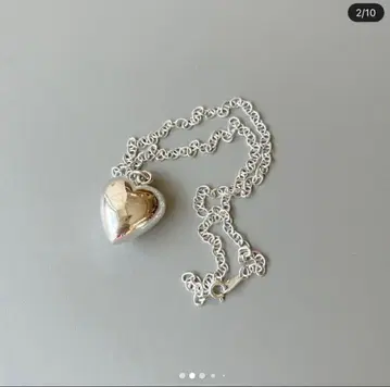 Bent 오리지널 하트 목걸이 silver925