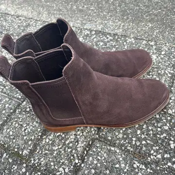 클락데일 클락 (다크 브라운 스웨이드) 사이드 고어 부츠