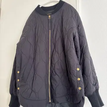 밴야드 스톰 블랙 퀼팅 점퍼