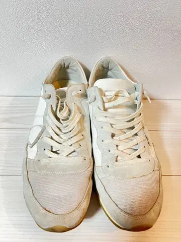 필립 모델 화이트 스니커즈 사이즈 44