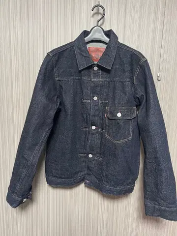 NAMAHAGE JEANS 다크 데님 자켓