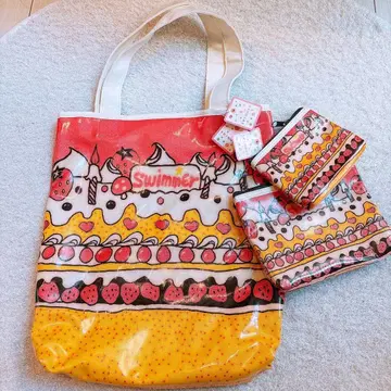 Swimmer 스위머 토트백 파우치 세트 케이크