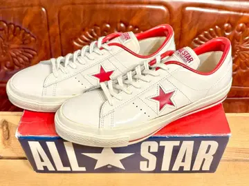 레어! 컨버스 와일드 원 화이트/레드 데드 복각 빈티지 258