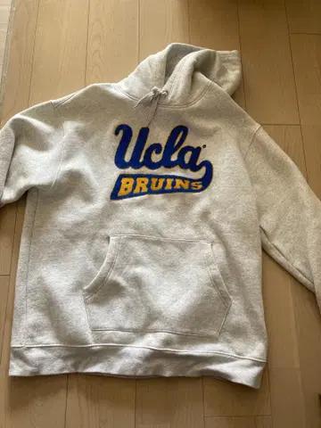 UCLA Bruins 후드티 L 사이즈 그레이