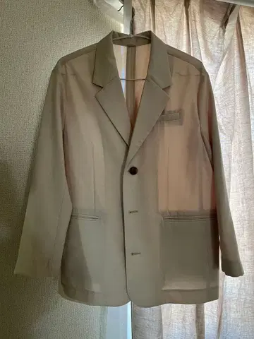 Mila Owen 베이지 세 버튼 셔츠 자켓 원사이즈