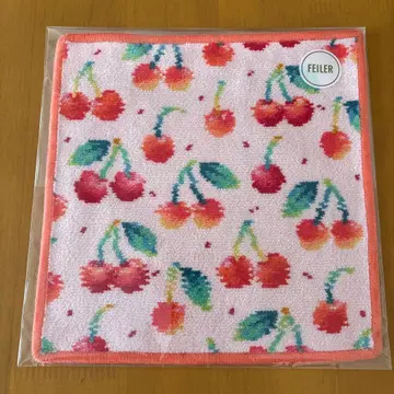 페이러 타월 손수건 라브러리 체리 도트 WEB 한정 컬러