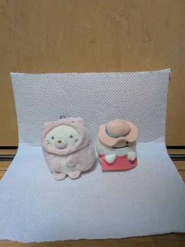 동물 캐릭터 봉제 인형 핑크