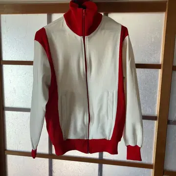 Deluxe 트랙 자켓 저리 빨흰 레트로 구제 의류 빈티지