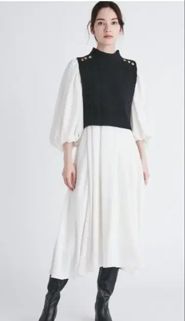 CELFORD 니트 베스트 원피스 36