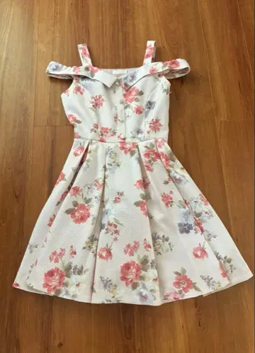 LIZLISA 플라워 프린트 미니 원피스