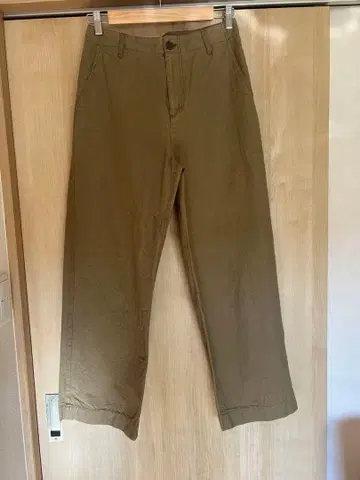카구레 스트레이트 팬츠 카키