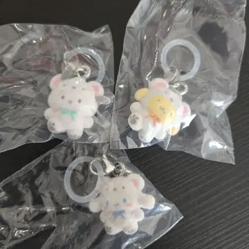 산리오 메지루시 액세서리 후와후와 스노우 포차코 푸딩 시나모롤