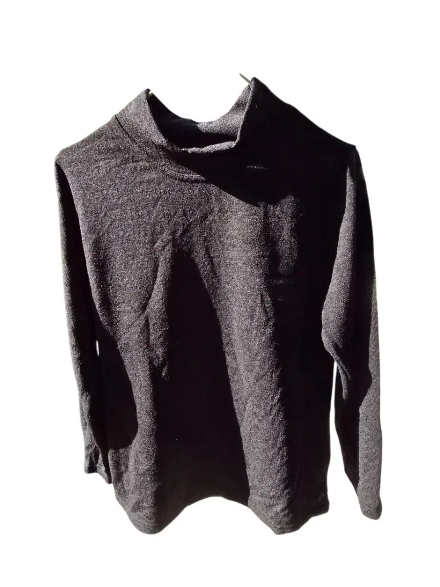 (New Product) Black Basic Style Turtleneck Women&#x27;s Long Sleeve T-shirt Free Size