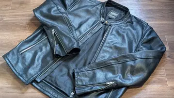 KADOYA 카도야 ES1 소가죽 싱글 라이더 자켓