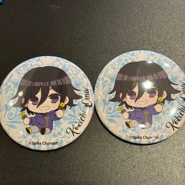 뉴 단간론파 V3 카페 캔뱃지 오마 코키치