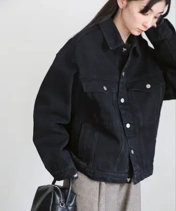 select moca 데님 자켓/블랙