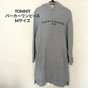 새상품급 TOMMY HILFIGER 그레이 후드 원피스