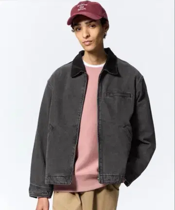 GU 워시드 코튼 워크 자켓 M 사이즈