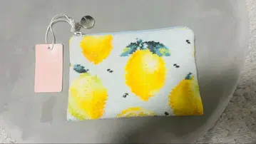 LOVERARY BY FEILER 페이러 레몬 도트 티슈 파우치