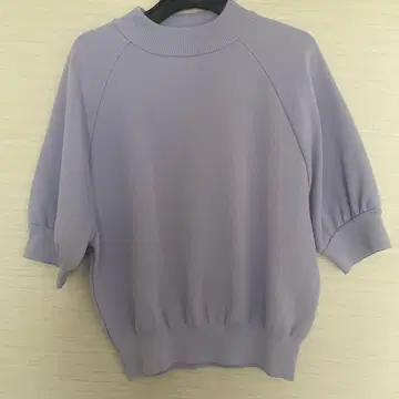 UNITED TOKYO 라벤더 반팔 니트