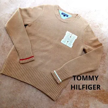 [ 새상품급 ] TOMMY HILFIGER 베이지 니트 M 사이즈