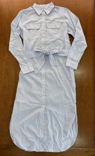 랄프 로렌 셔츠 원피스 스트라이프 M